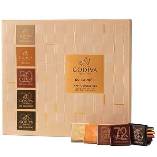 GODIVA CARRES FULL RANGE 60-PIECE